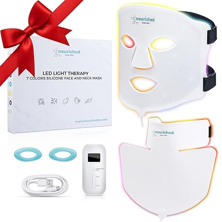 LED Lichttherapie Gesichts- & Halsmaske