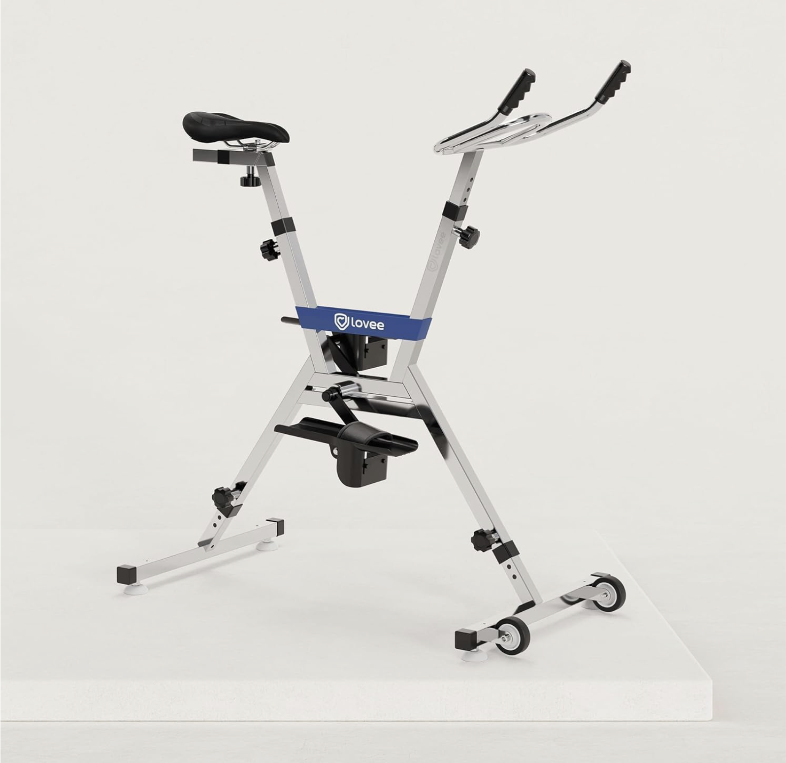 LOVEE Aquabike V2 Pool-Fahrrad, doppelter Modus, Sport und Komfort – Edelstahl 316, Chlor- und Meerwasserbeständigkeit